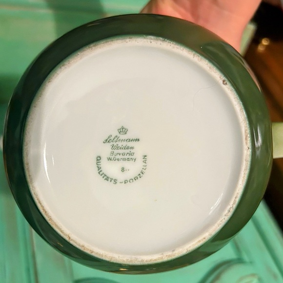 Vintage Seltmann Weiden Bavaria W Germany Porcelain Tea Set for Two 5 Piece - Picture 6 of 10